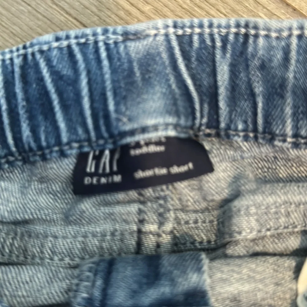 GAP Blue Tie-Dye Denim Kids Shorts